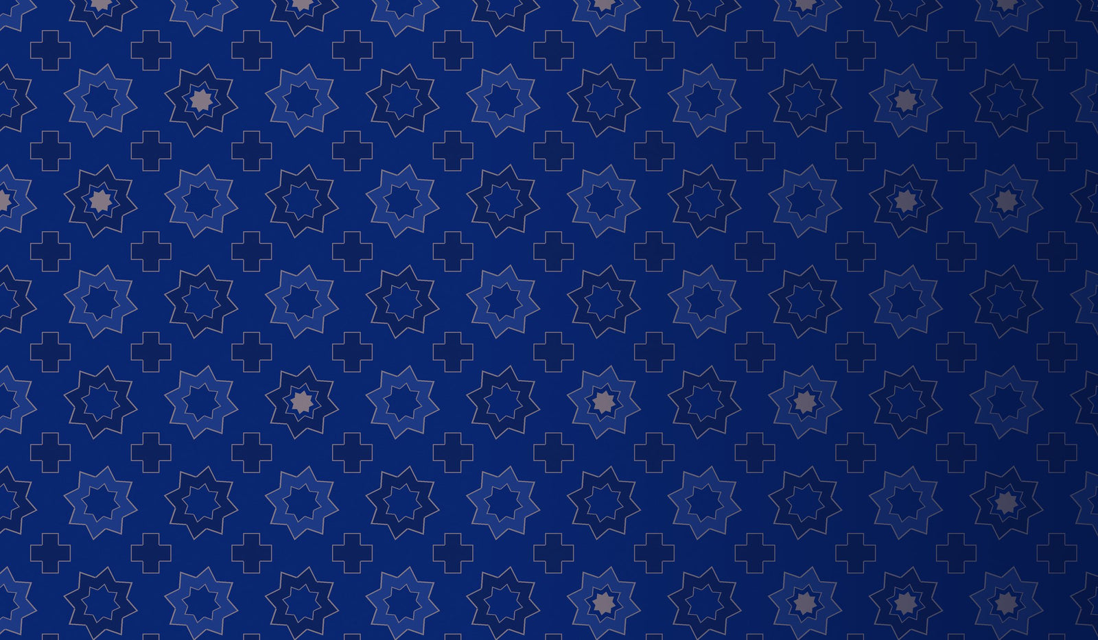Moroccan zellige tile pattern in indigo and tan