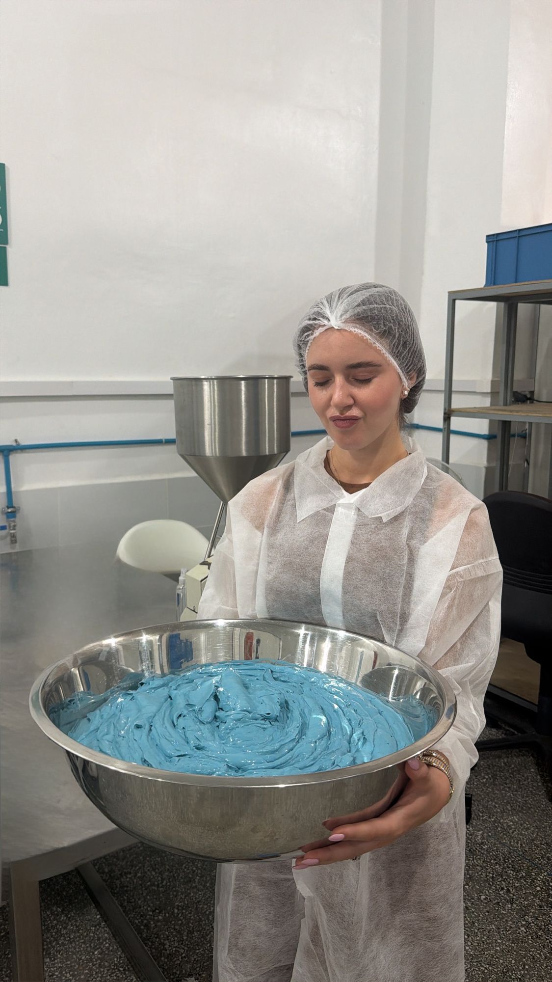 Arganlys founder preparing Nila in the lab